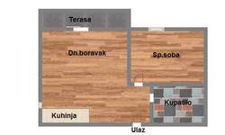 Jednoiposoban stan, Novi Sad, prodaja, 40m2, 61799e, id932672